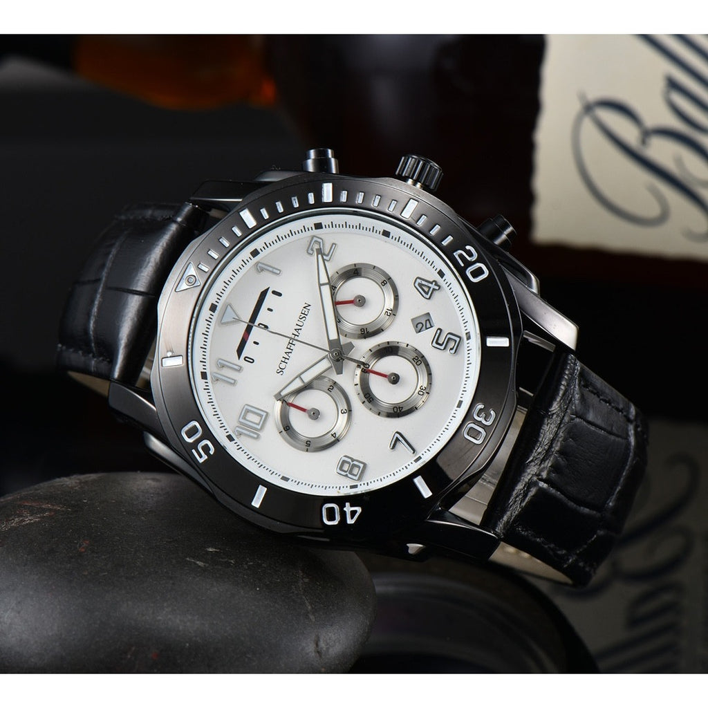 Herren Business Quarzuhr mit Chronograph