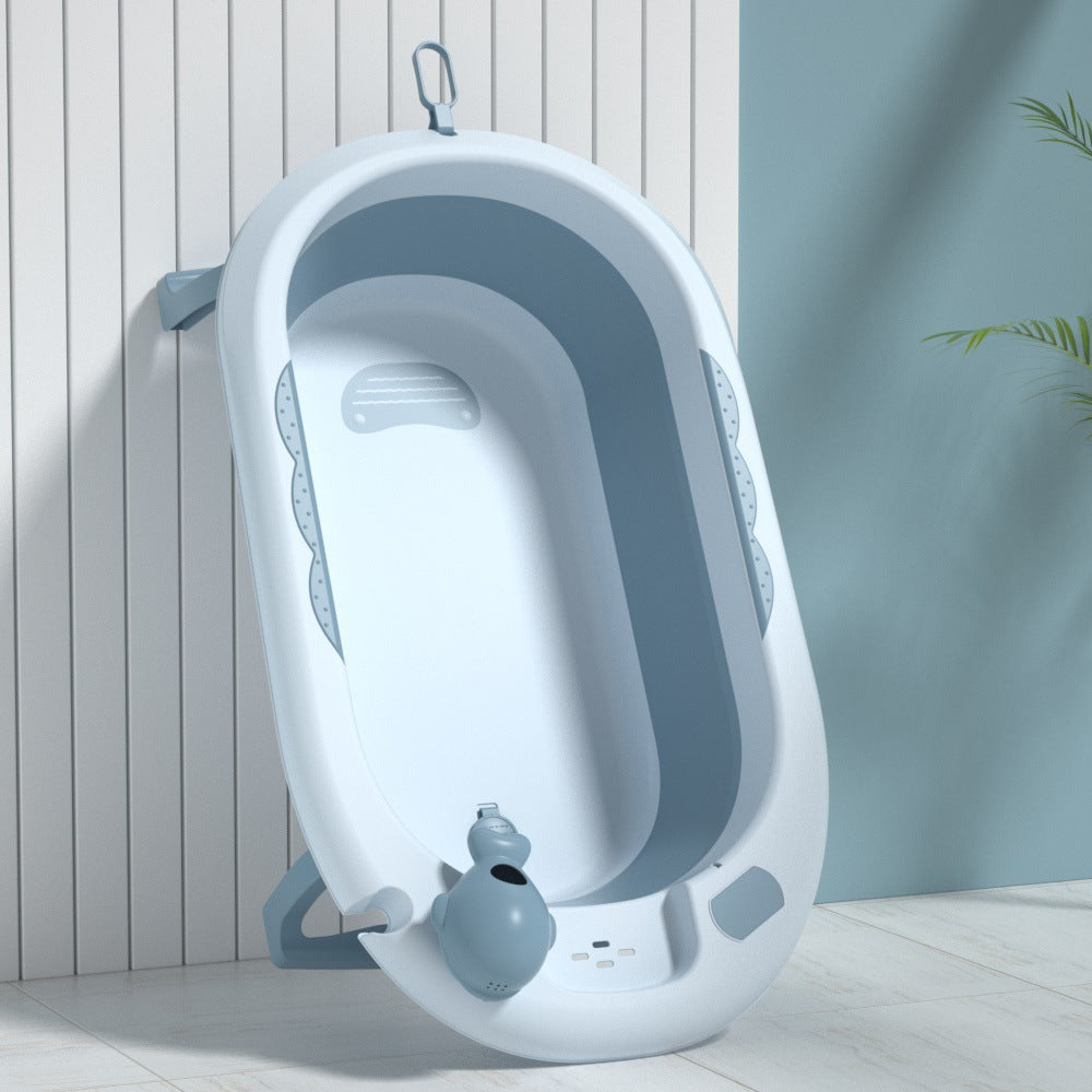 Faltbare Babybadewanne mit Temperaturanzeige – Bild 3 | LuxeStyle