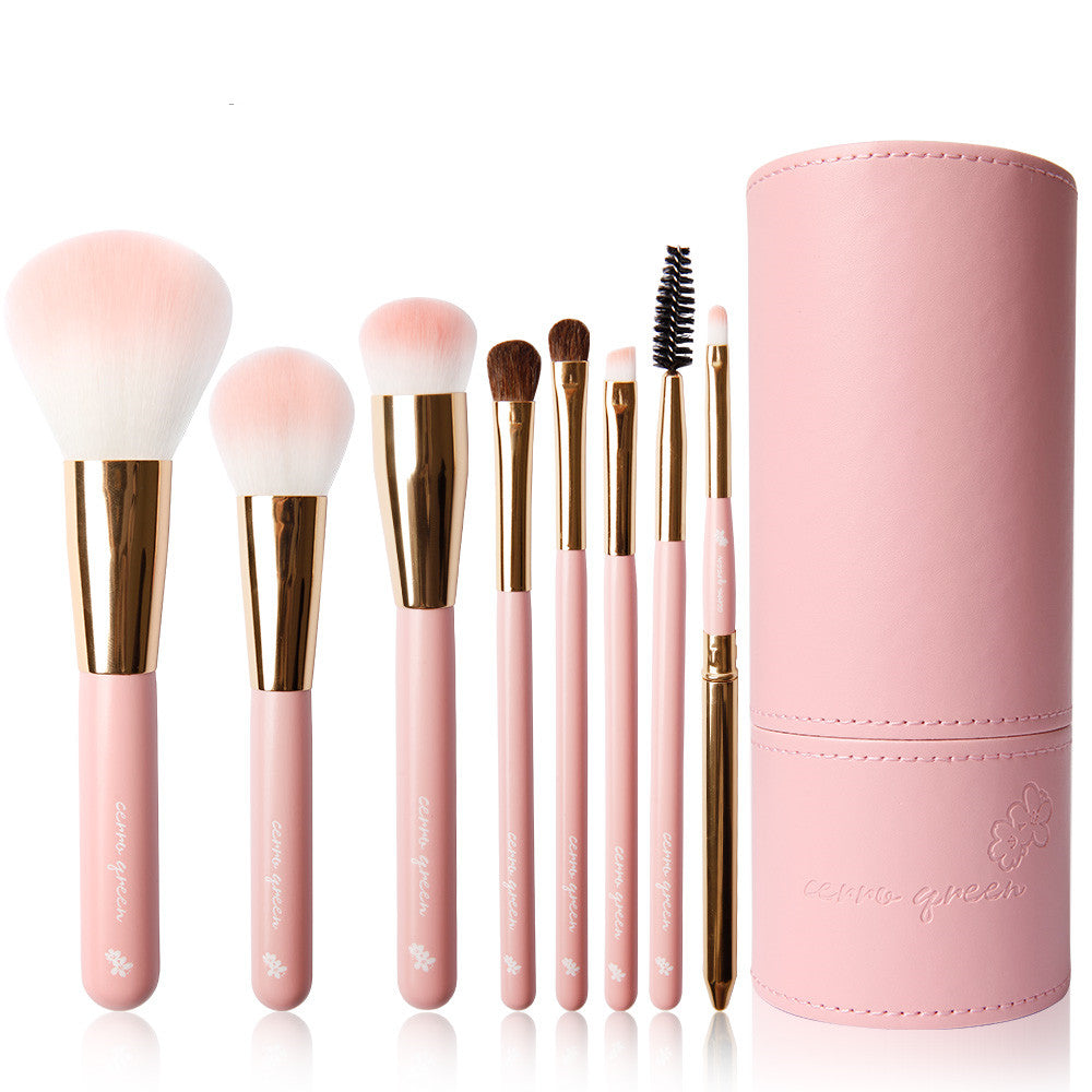 8-teiliges Make-up Pinselset mit Aufbewahrung – Bild 5 | LuxeStyle