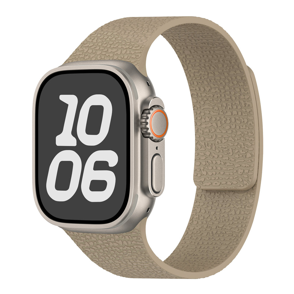 IwatchS10 Silikonarmband mit Litschi-Muster