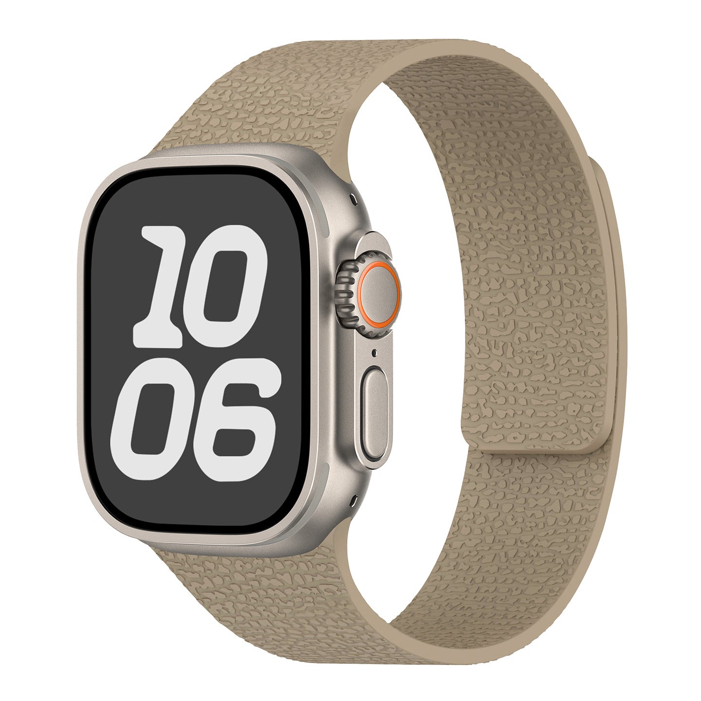 IwatchS10 Silikonarmband mit Litschi-Muster
