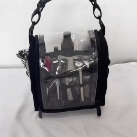 Transparente, wasserdichte Kosmetiktasche