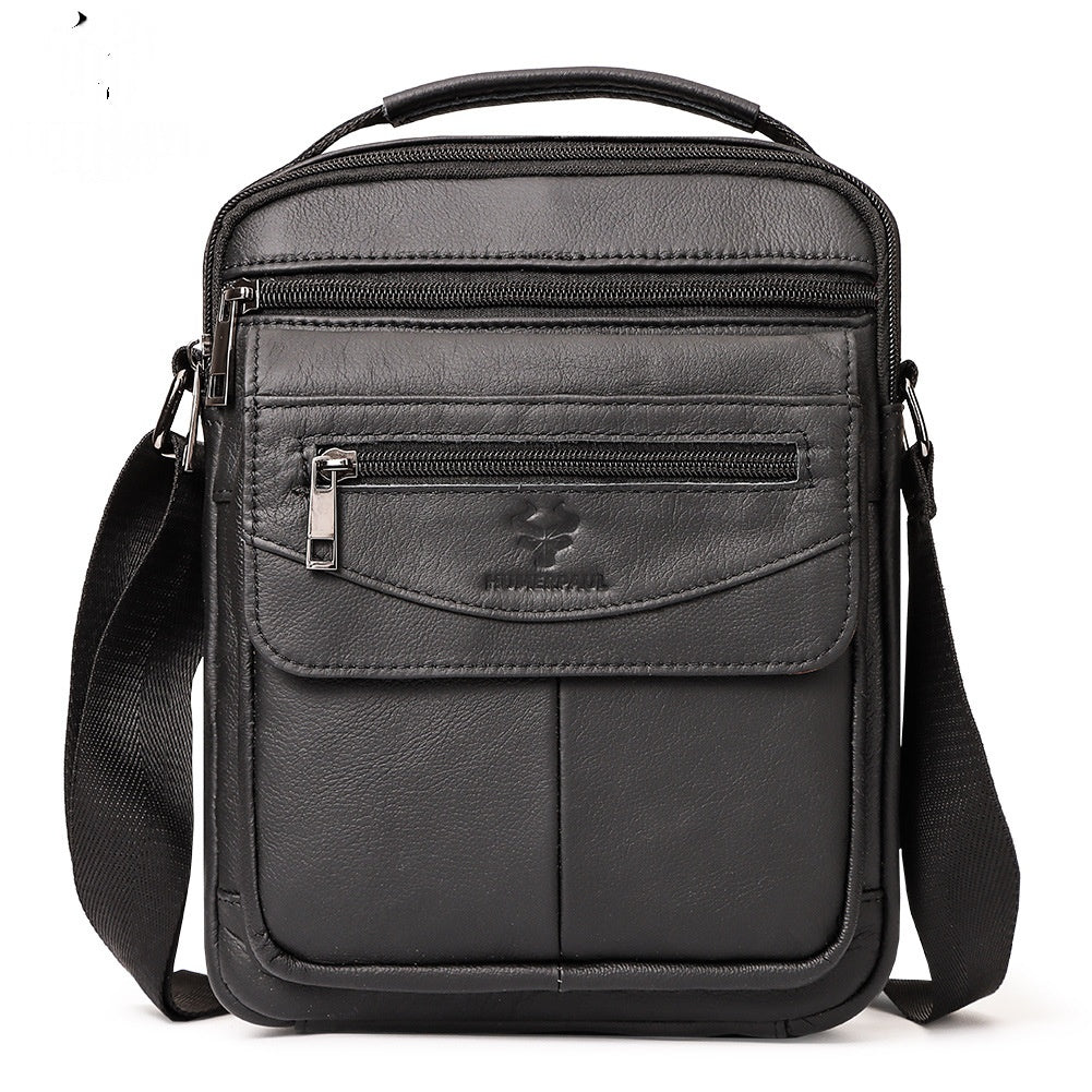 Crossbody Rucksack aus Vollnarbenleder – Ansicht 3