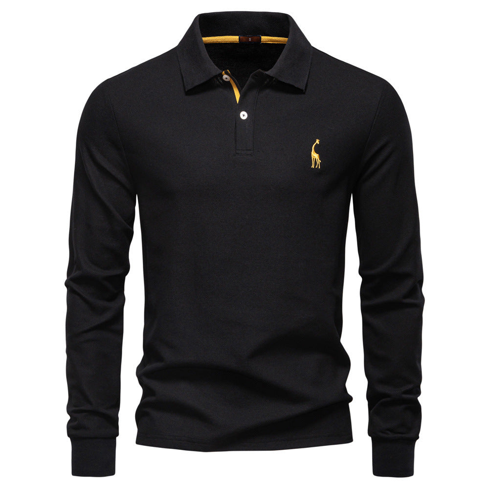 Langarm Polo-Shirt für Herren – Bild 7 | LuxeStyle