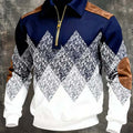 Herren Langarm-Sweatshirt mit 3D-Print