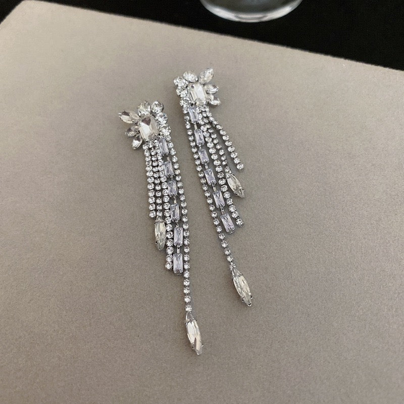 Exquisite Zirkon Ohrhänger Korean Style – Ansicht 2