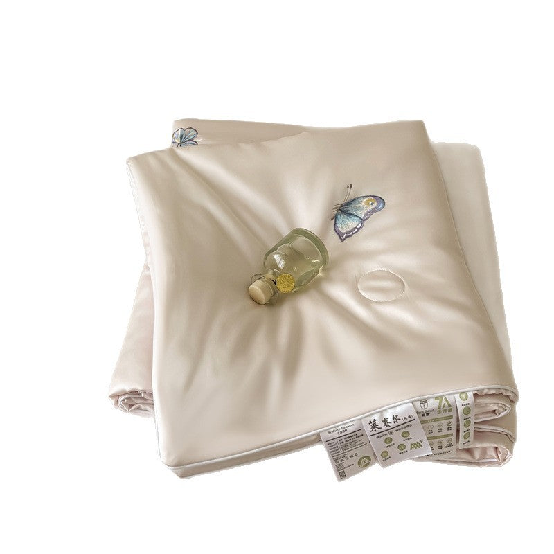 Sommer-Duvet mit Tencel und Stickerei