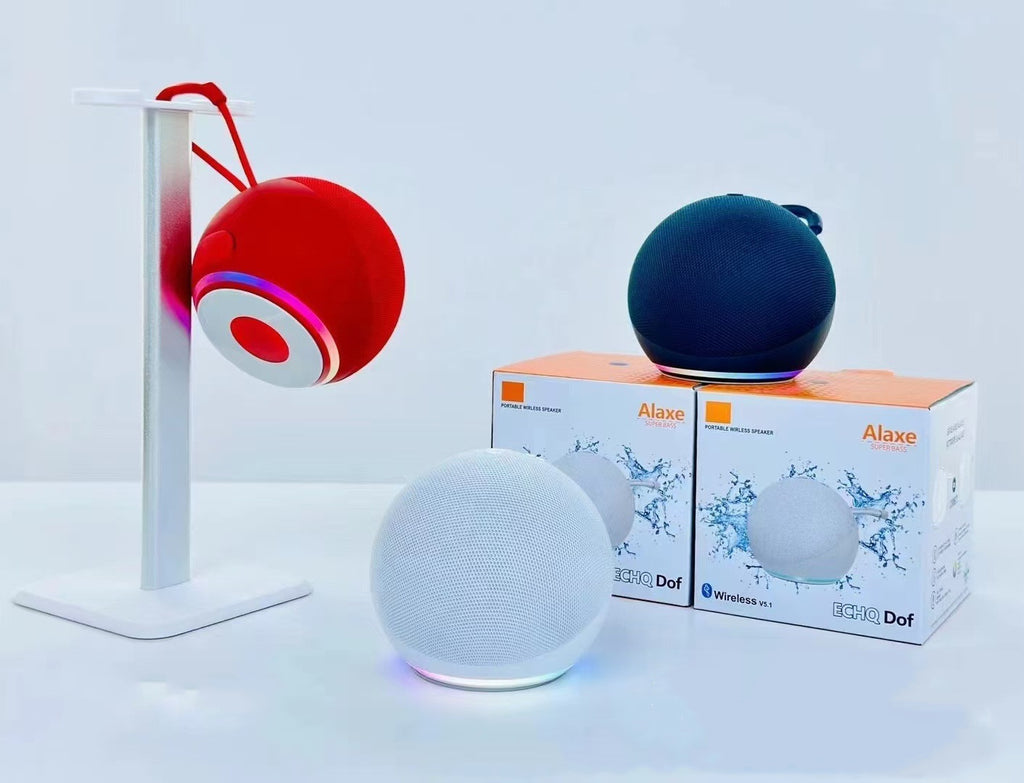Kompakter Stoff-Mini-Lautsprecher mit Subwoofer