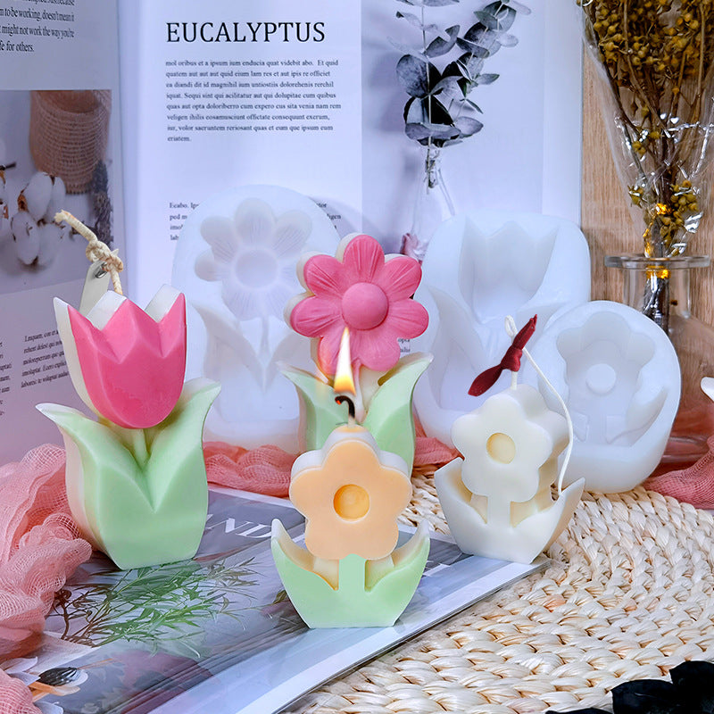 Silikonform: Tulpenblüten-Kerze – Bild 7 | LuxeStyle
