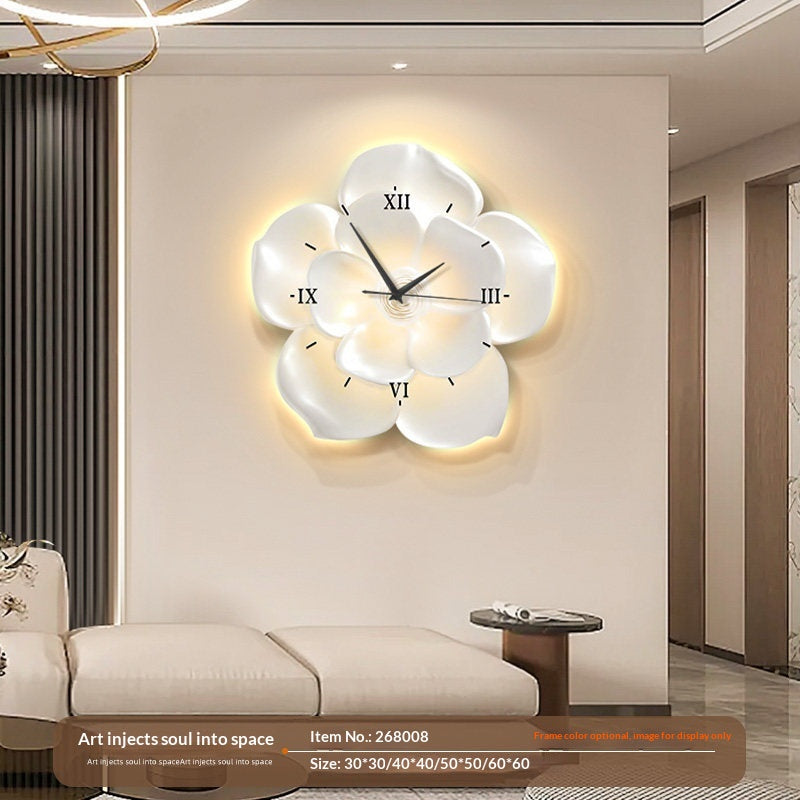 Stille abstrakte 3D Wanduhr