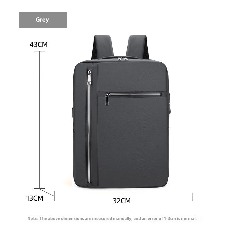 Business Rucksack mit Zahlenschloss & USB-Port – Bild 9 | LuxeStyle