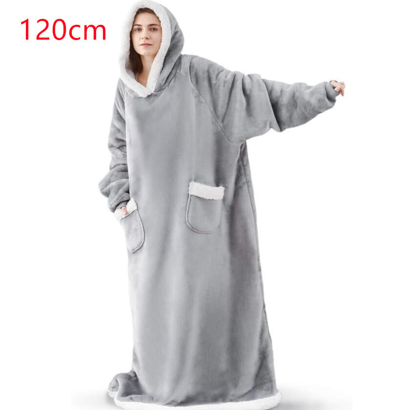XXL Hoodie-Decke mit Taschen für Sie & Ihn