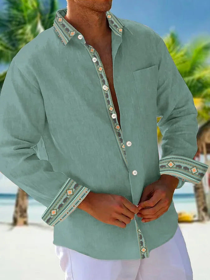 Lässiges Langarm-Shirt für Herren – Bild 9 | LuxeStyle