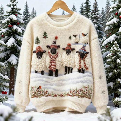 3D Digital-Print Flannel Sweatshirt – Bild 2 | LuxeStyle