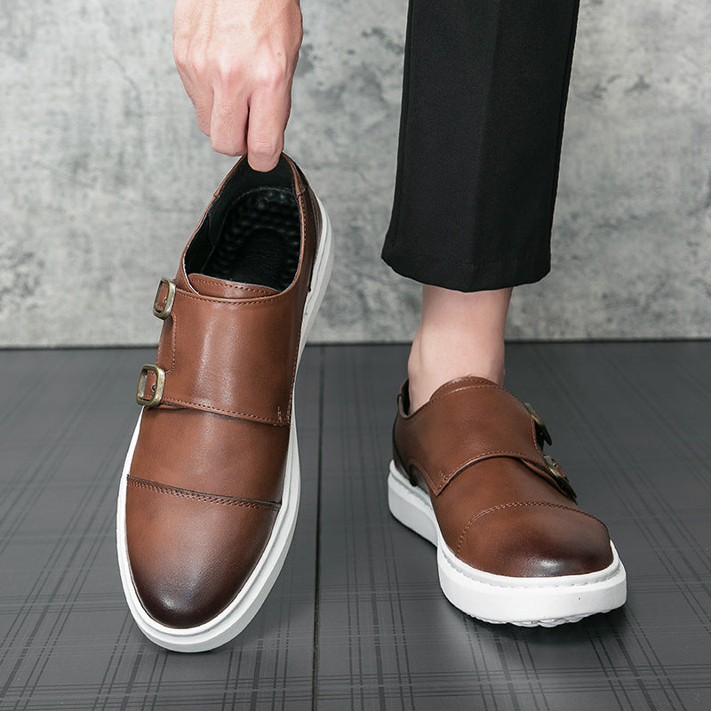 Herren Lederschuhe mit Schnalle – Bild 2 | LuxeStyle