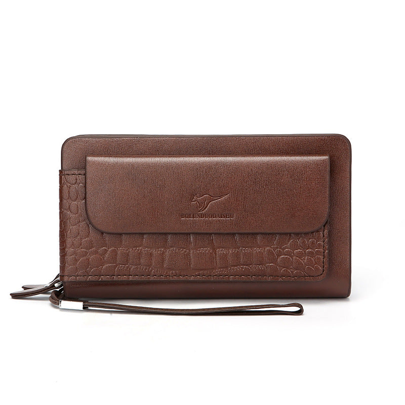 Große Lederhandtasche