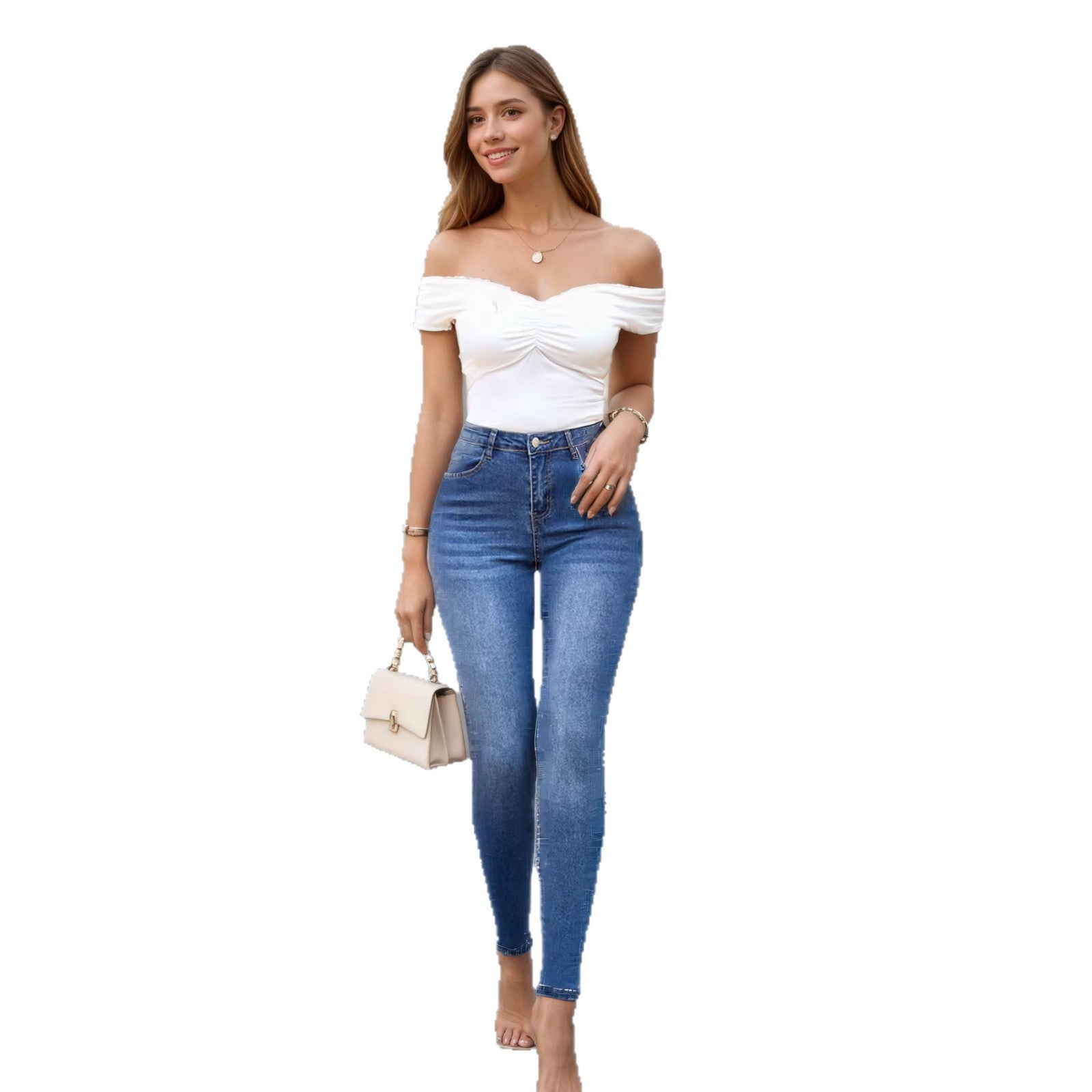 Damen Slim-Fit Stretch Jeans