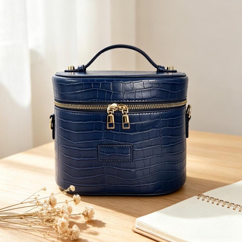 Kosmetiktasche mit Krokodilmuster, grosse Kapazität | LuxeStyle