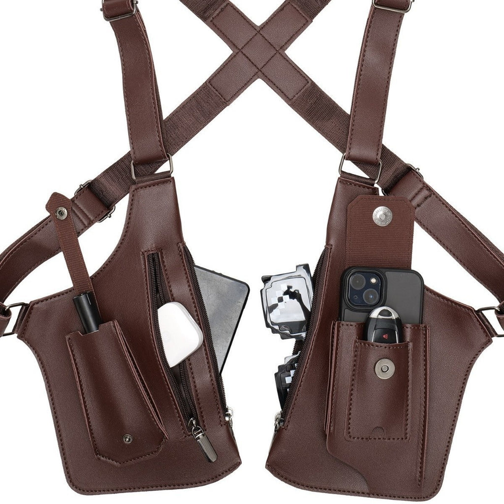 Vintage Crossbody Schultertasche für Herren