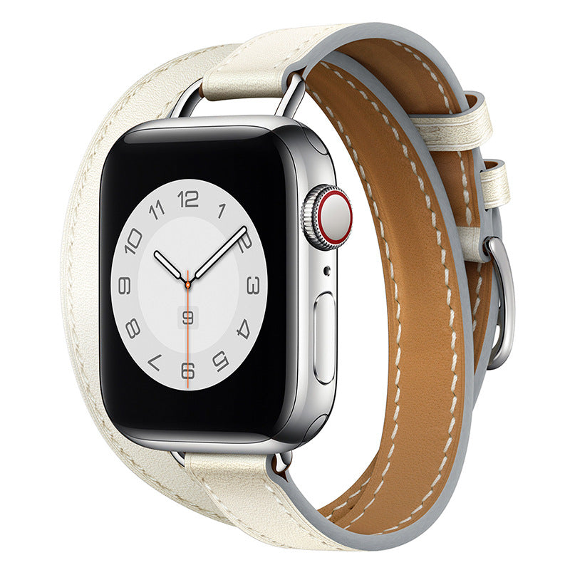 Armband für Apple Watch, Leder, schmal – Bild 6 | LuxeStyle