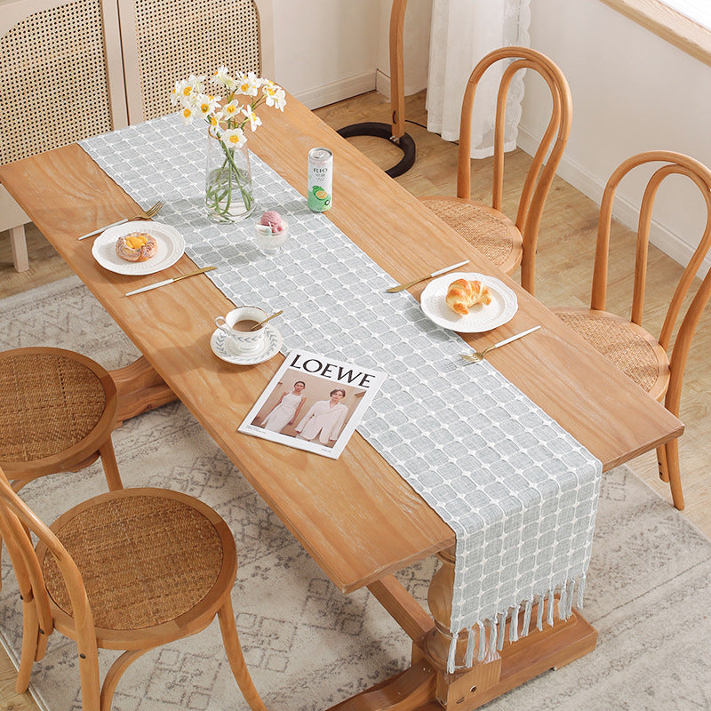 Tischläufer Baumwolle-Leinen, Modern Minimalistisch – Bild 8 | LuxeStyle