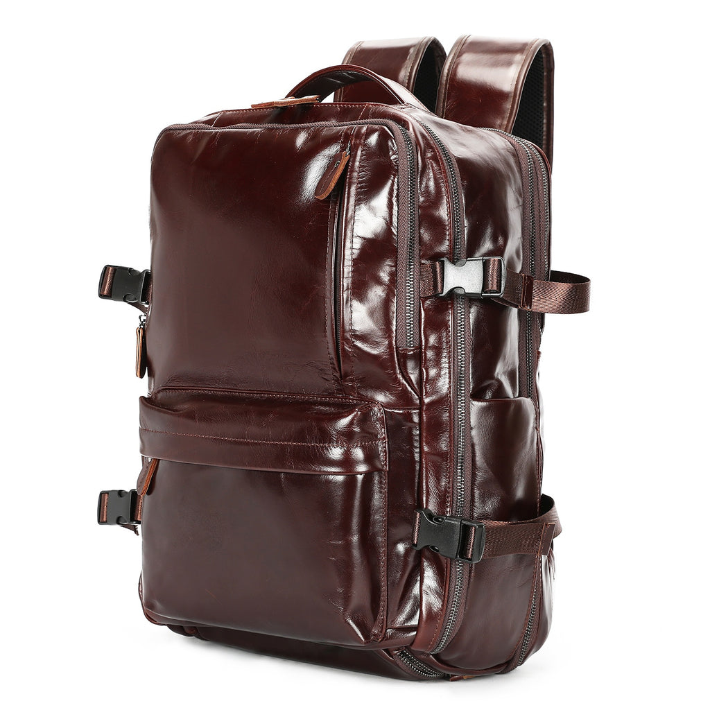 Rucksack aus Echtleder – 30×20×45 cm – Bild 2 | LuxeStyle