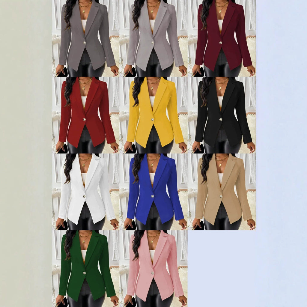 Blazer «Roma» · Tailliert mit Bindegürtel & Revers