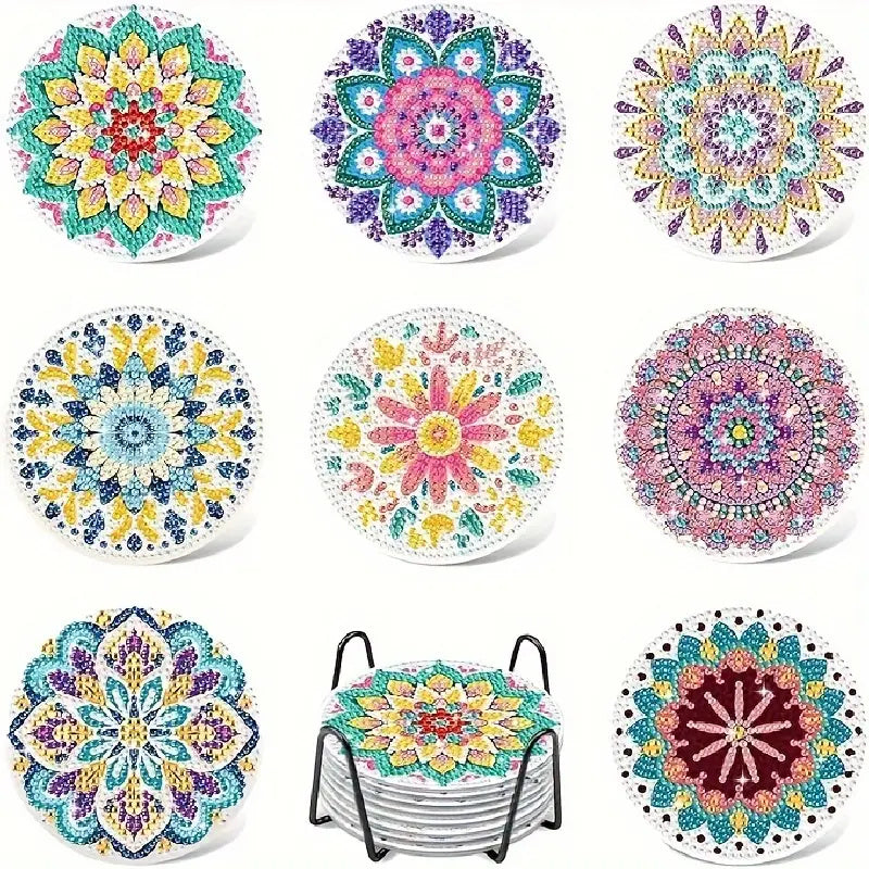 DIY Mandala-Diamant-Untersetzer