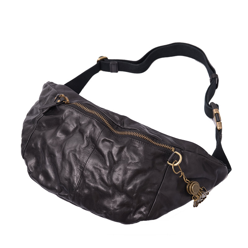 Brusttasche aus Rindsleder für Herren – Bild 2 | LuxeStyle