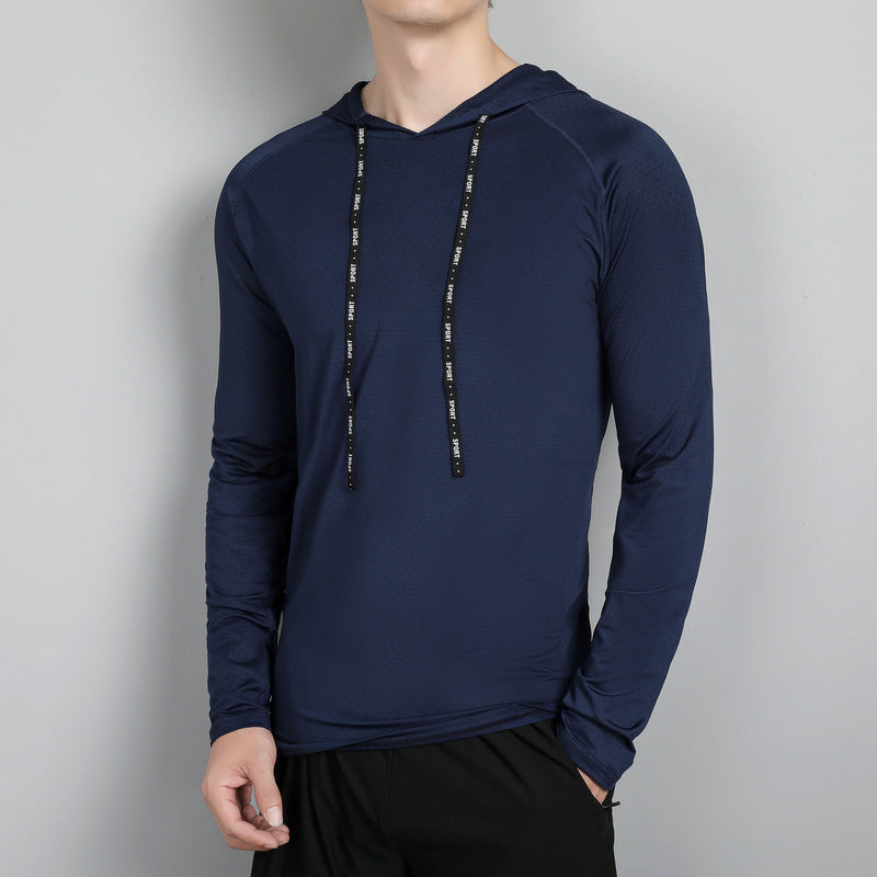 Lockerer, schweissabsorbierender Lauf-Hoodie für Herren – Bild 9 | LuxeStyle