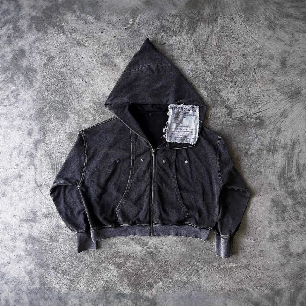 Herren Hoodie mit Ripped-Design