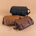 Koreanischer Herren PU Leder Retro Flip Schultertasche | LuxeStyle