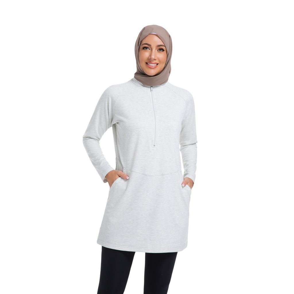 Damen Kapuzenpullover mit Reissverschluss