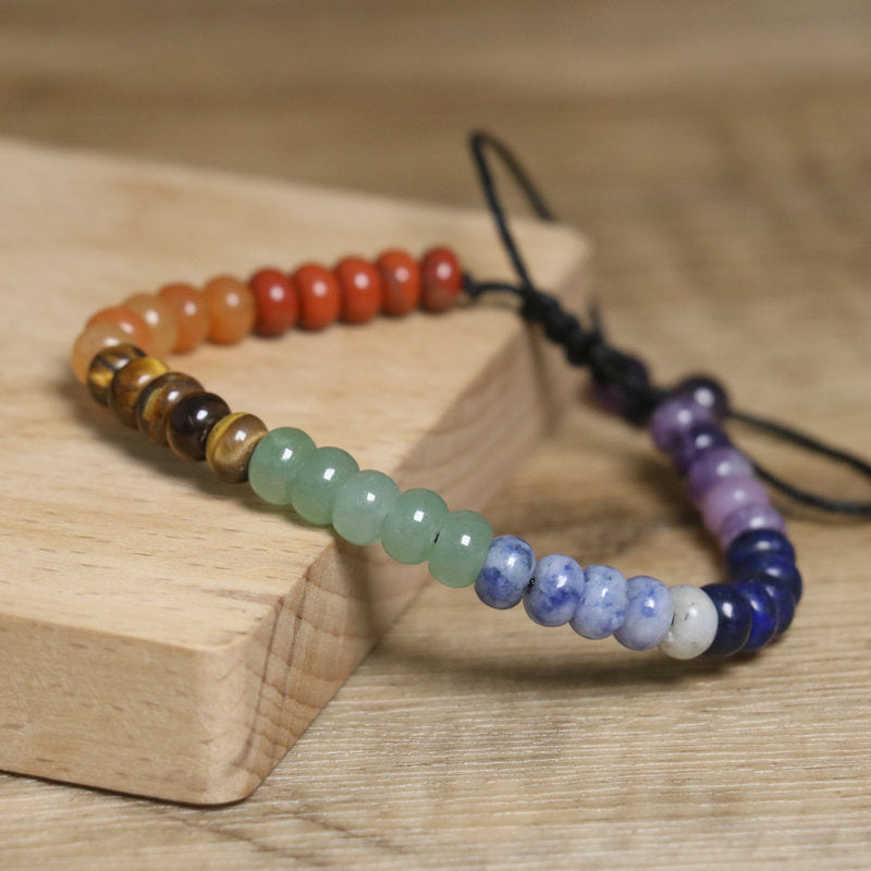 Armband mit bunten Natursteinperlen – Bild 2 | LuxeStyle