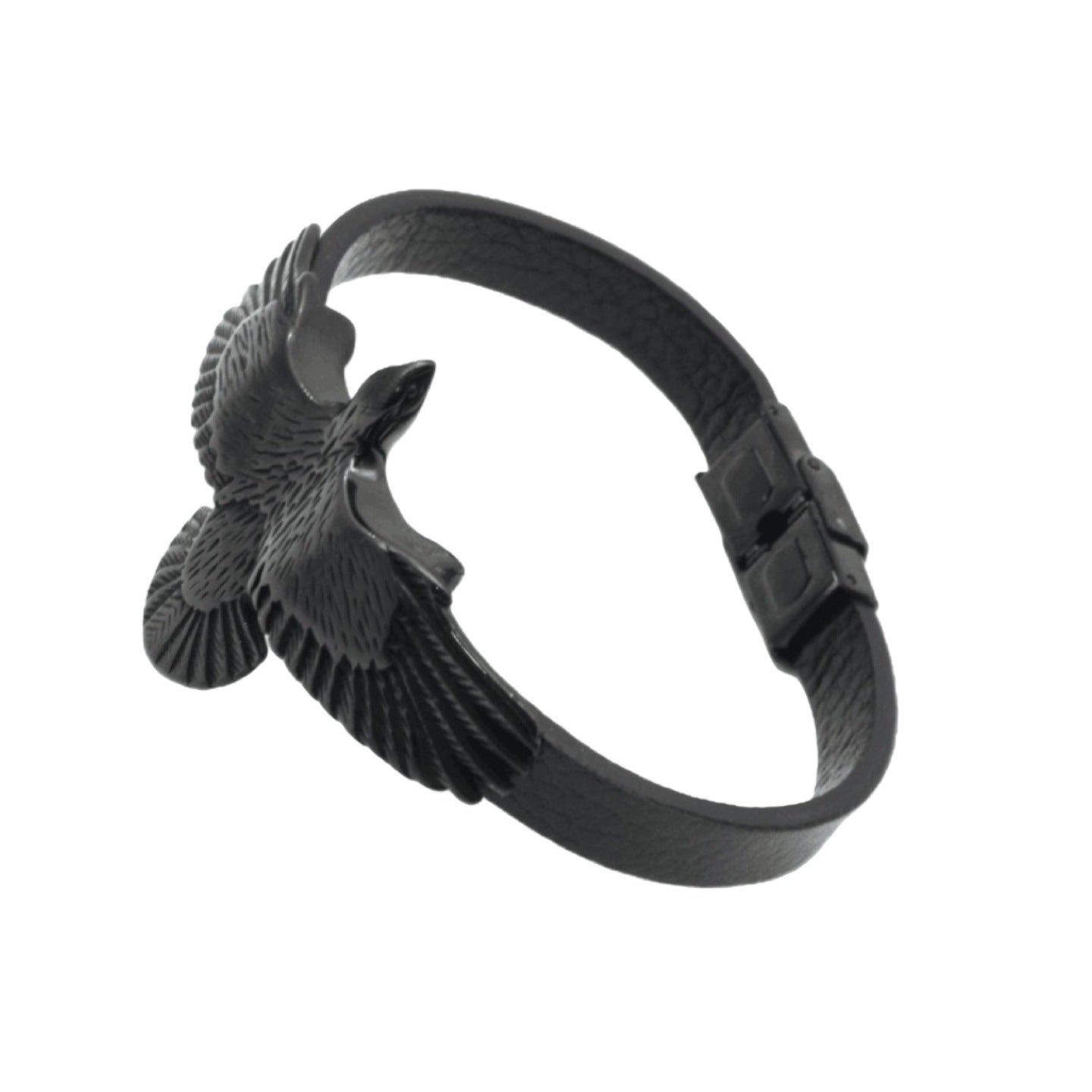 Einfach Lederkordelarmband mit Edelstahl