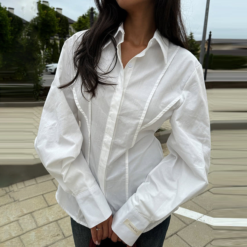 Elegantes Langarm-Shirt für Damen – Bild 6 | LuxeStyle