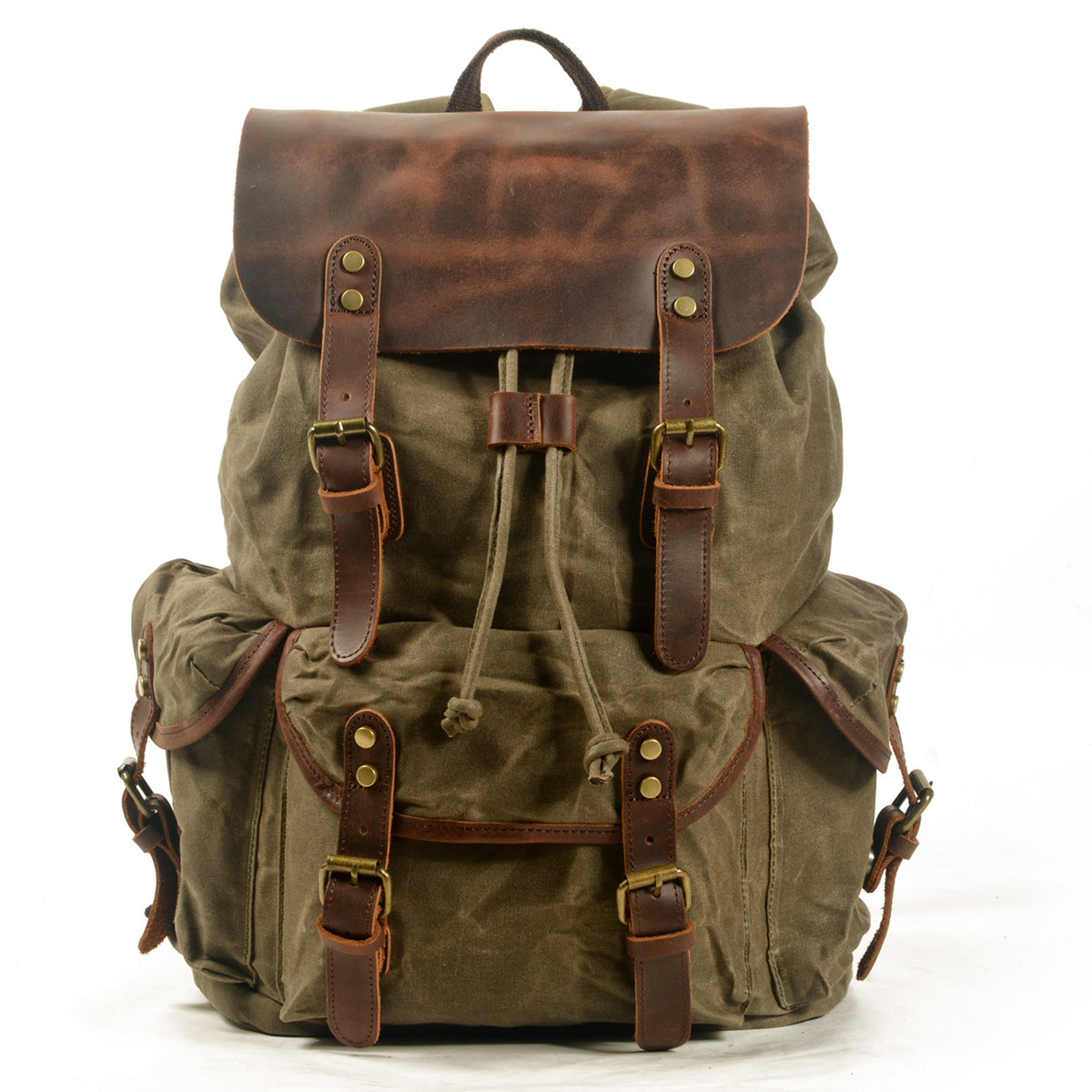 Herren Umhängetasche aus gewachstem Canvas | LuxeStyle