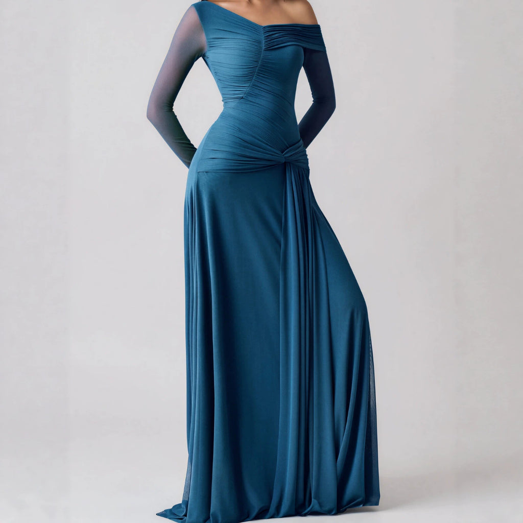 Asymmetrisches One-Shoulder Meerjungfrauenkleid