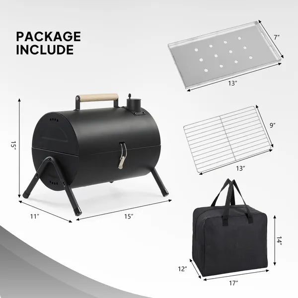 Portabler Holzkohlegrill für Outdoor