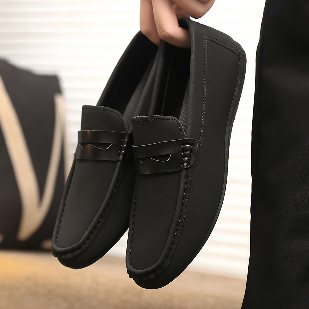 Herren Penny Loafers aus Canvas