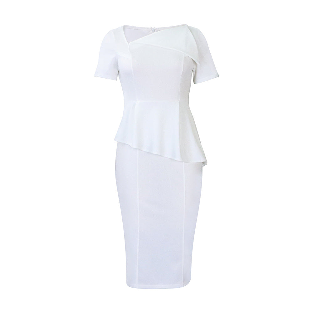 Elegantes Off-Shoulder Midi-Kleid – Bild 7 | LuxeStyle
