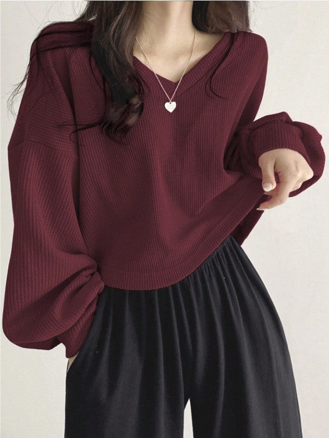 Einheitliches Pullover-Top