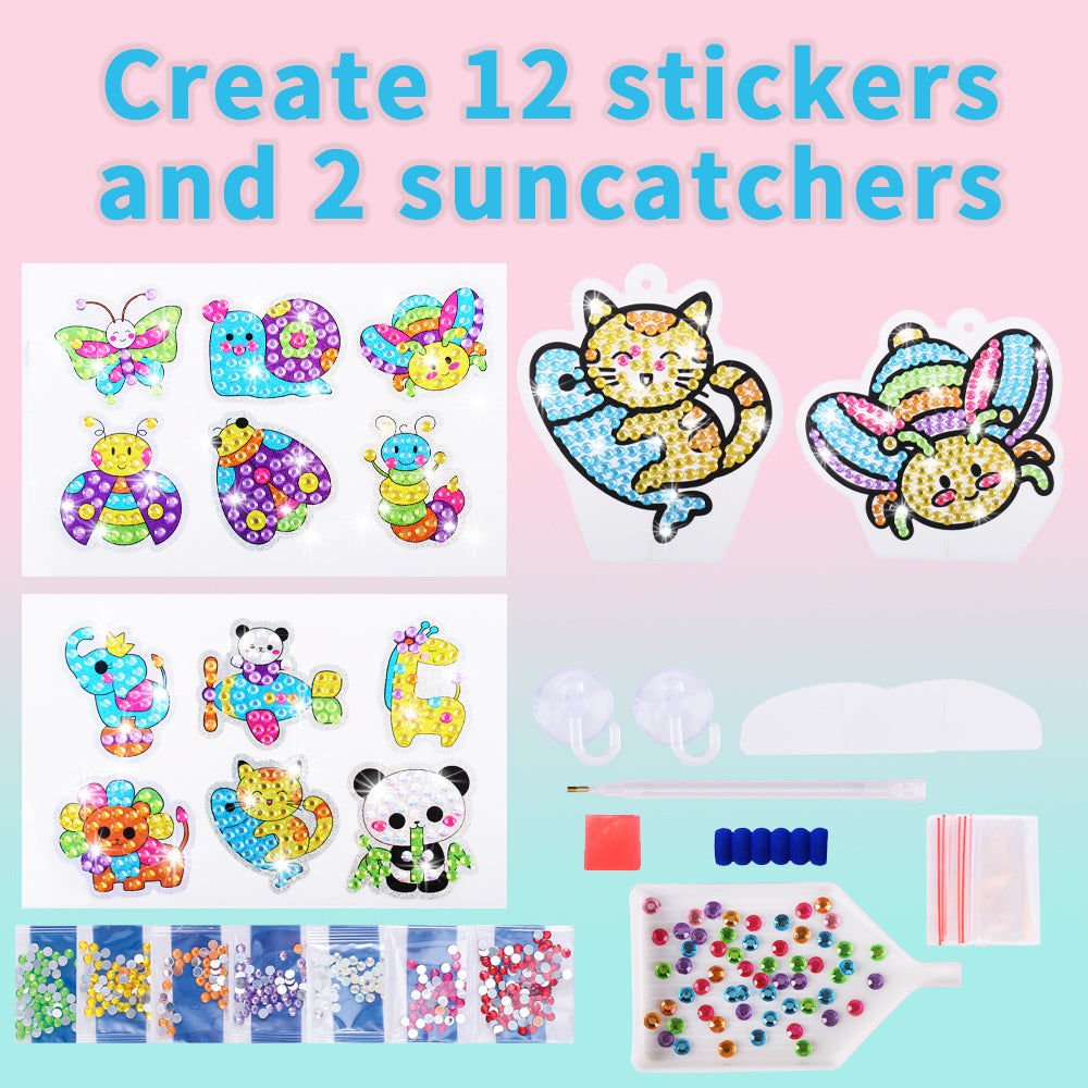 5D Laser Diamant Sticker für Kinder