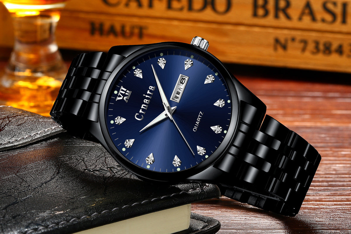 Business Herren Mode Quarz Kalender wasserdichte Uhr – Bild 12 | LuxeStyle