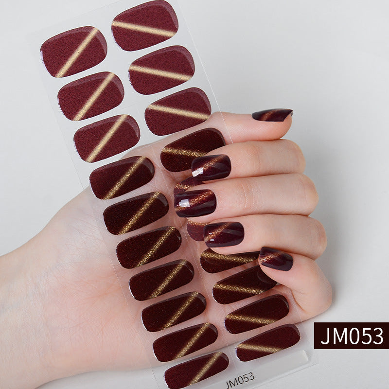 Wasserfeste Semi‑baked Gel‑Nagelsticker – Bild 17 | LuxeStyle