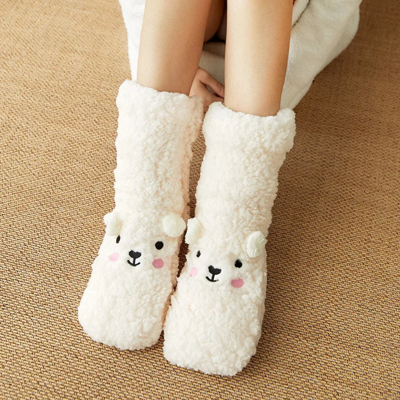 Kuschelige Bären-Socken für Damen