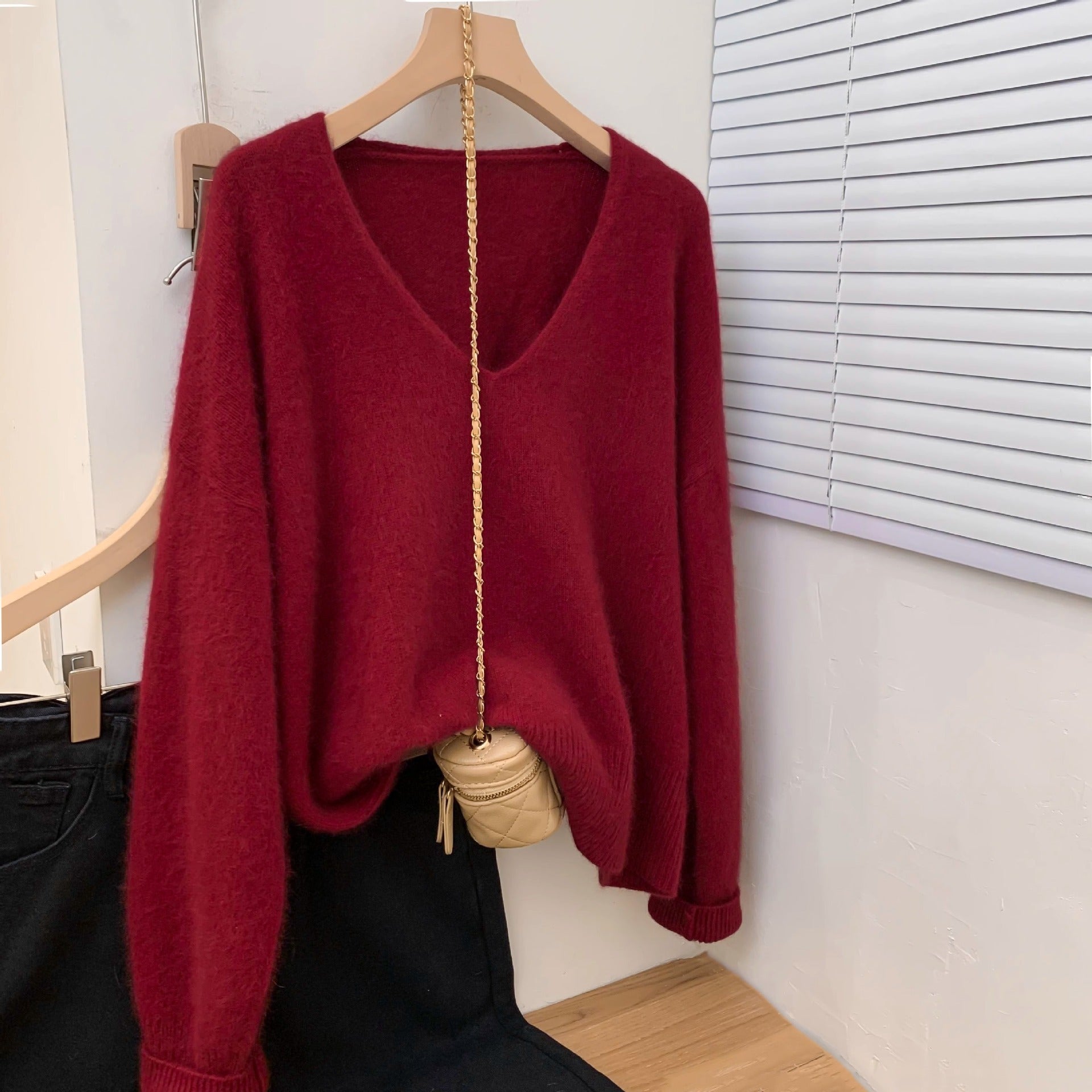 V-Neck Baselayer Pullover für Damen
