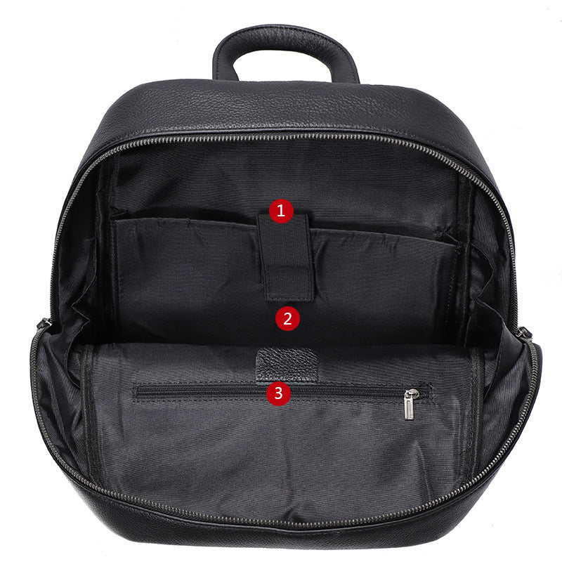 Lederrucksack für Herren aus Rindsleder