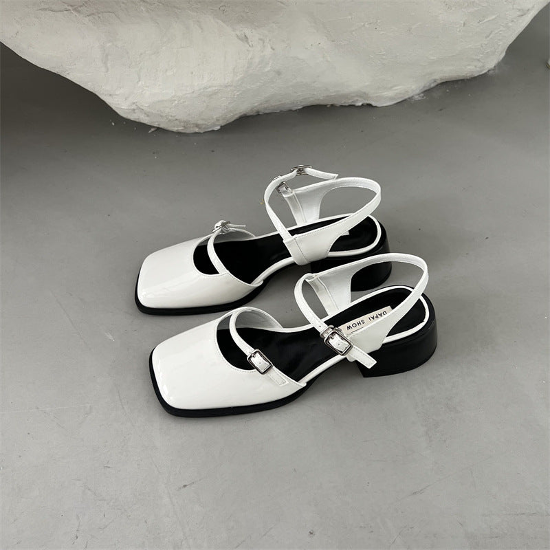 Französische Sandalen mit Blockabsatz – Bild 2 | LuxeStyle