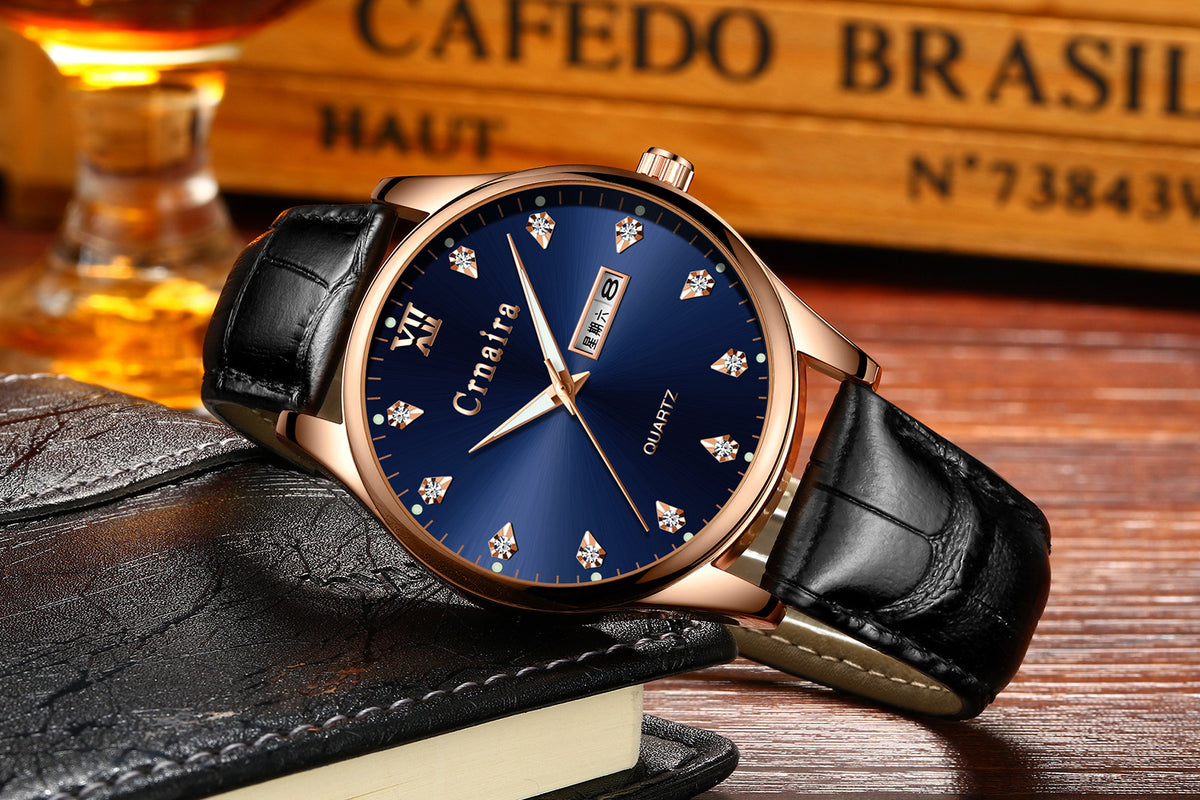 Business Herren Mode Quarz Kalender wasserdichte Uhr – Bild 10 | LuxeStyle
